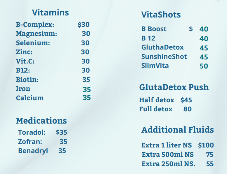 Vitamin Drips Shots at vitdripivbar.com