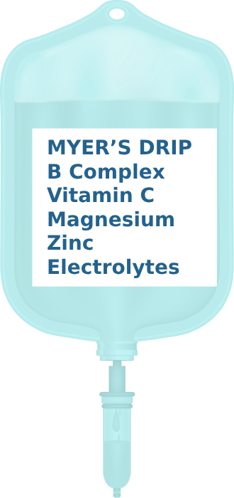 Myer's Drip: B Complex, Vitamin C, Magnesium, Zinc Electrolytes